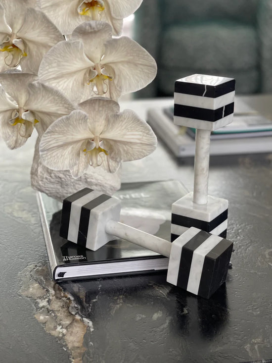 BIANCONERA MARBLE DUMBELLS  by A’OBJECT